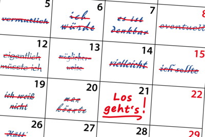 Wer lange sucht, muss nicht finden